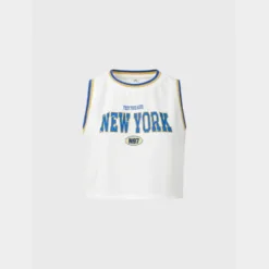 Women's active tank top with print